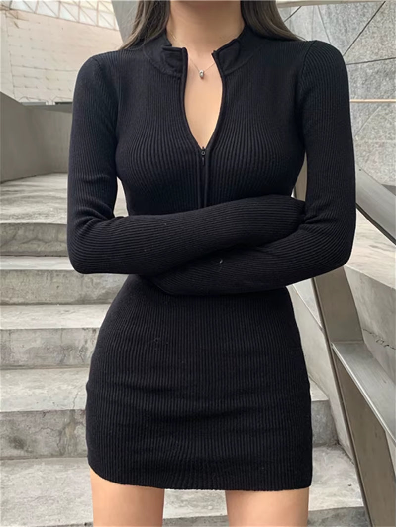 Summer Women Dress Bodycon Mini Evening Female Vintage Party Beach Women Dresses Girls Casual Vestido Prom Sexy Skinny Black Y2K