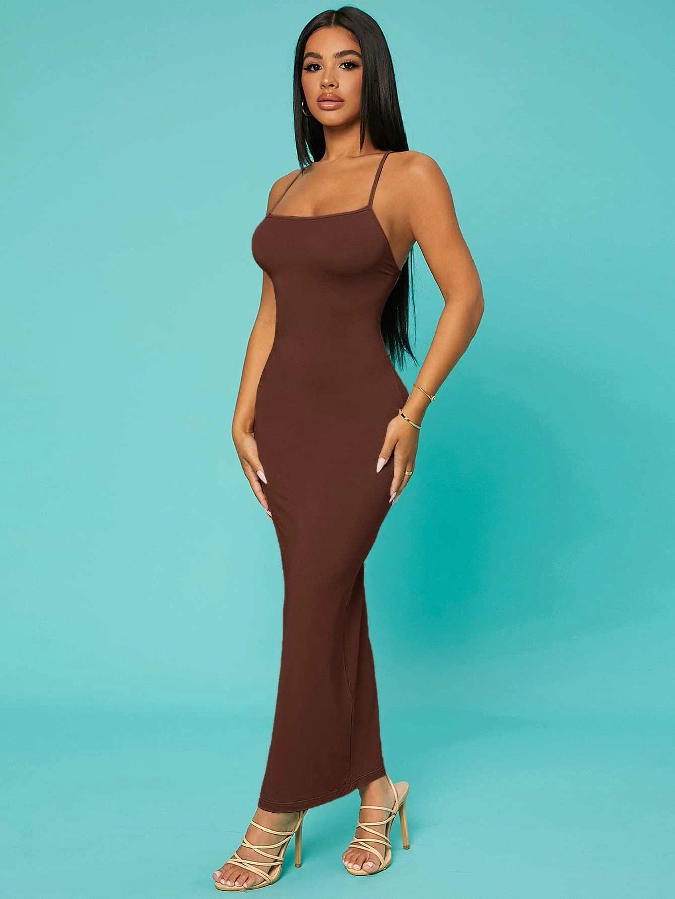 SXY Solid Criss-Cross Backless Bodycon Dress Concert Long Summer Dress Prom Dress Sexy Dress Valentine Day Dress,Tea Party Dress