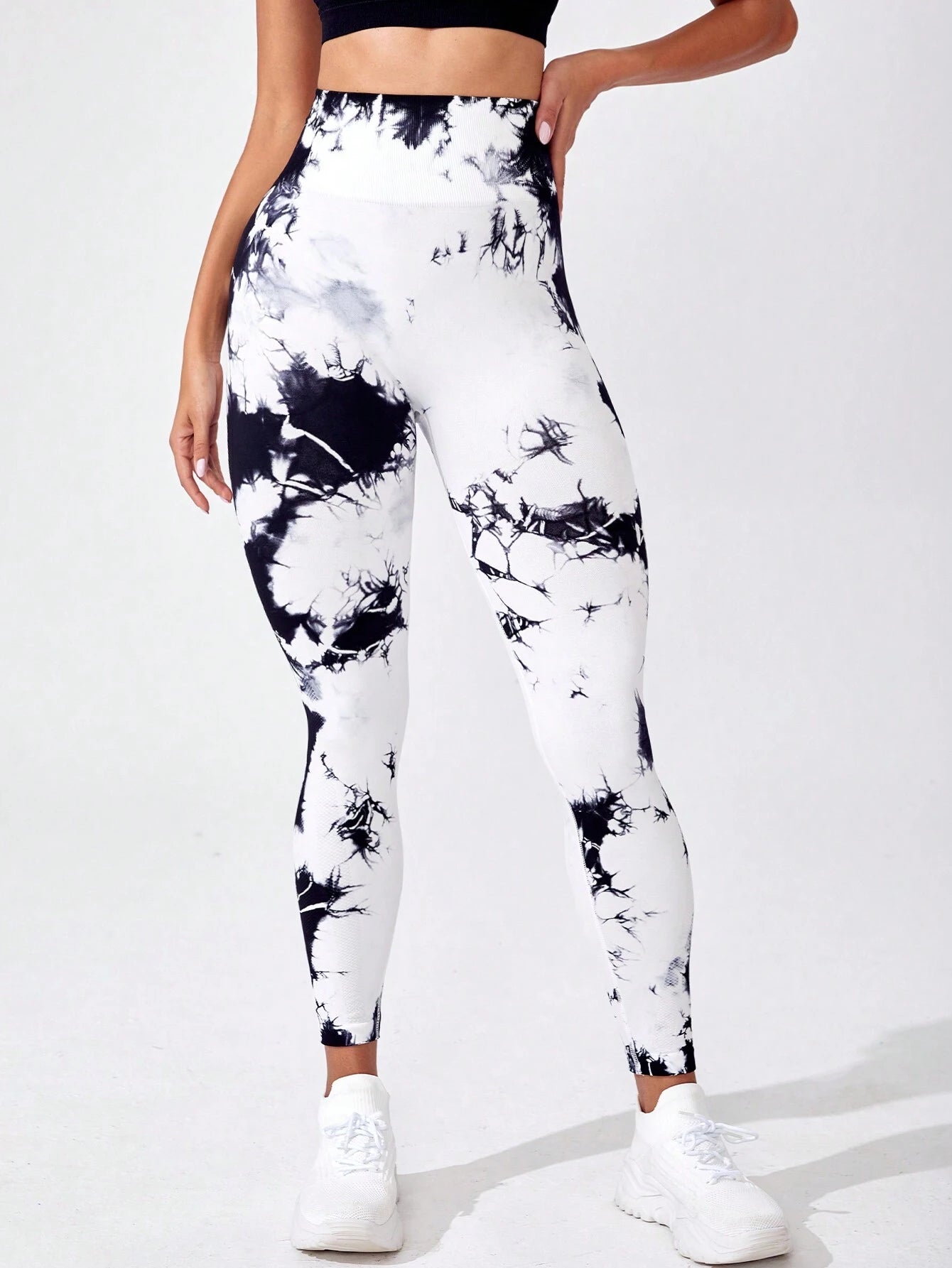 Sport Studio Tie Dye Tummy Control Sports Leggings